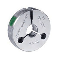 Unified National Extra Fine (UNEF) Thread Ring Gages